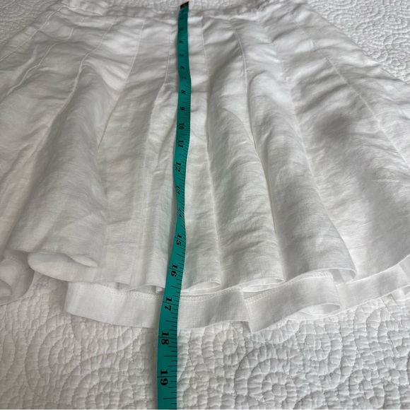 Wilfred 100% Organic Linen White Mini Skirt size 4 - Picture 7 of 9